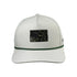 Tactical Golf Hat | Snapback Cap | Built-in Magnetic Ball Marker Holder + Marker Included | Adjustable American Camo