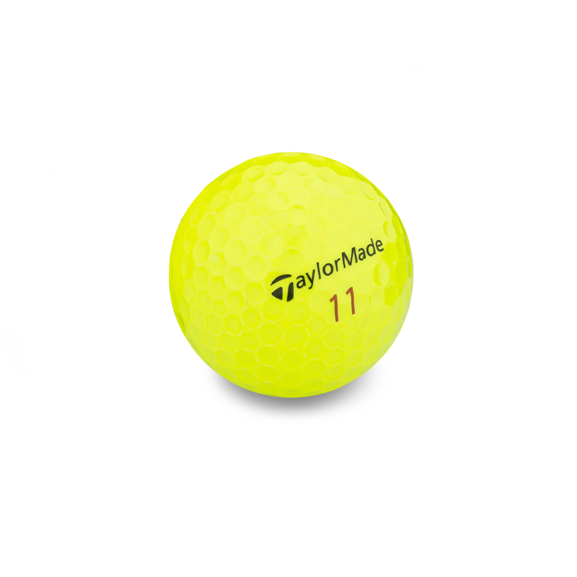 Used TaylorMade Project (a) Yellow Golf Balls - 1 Dozen