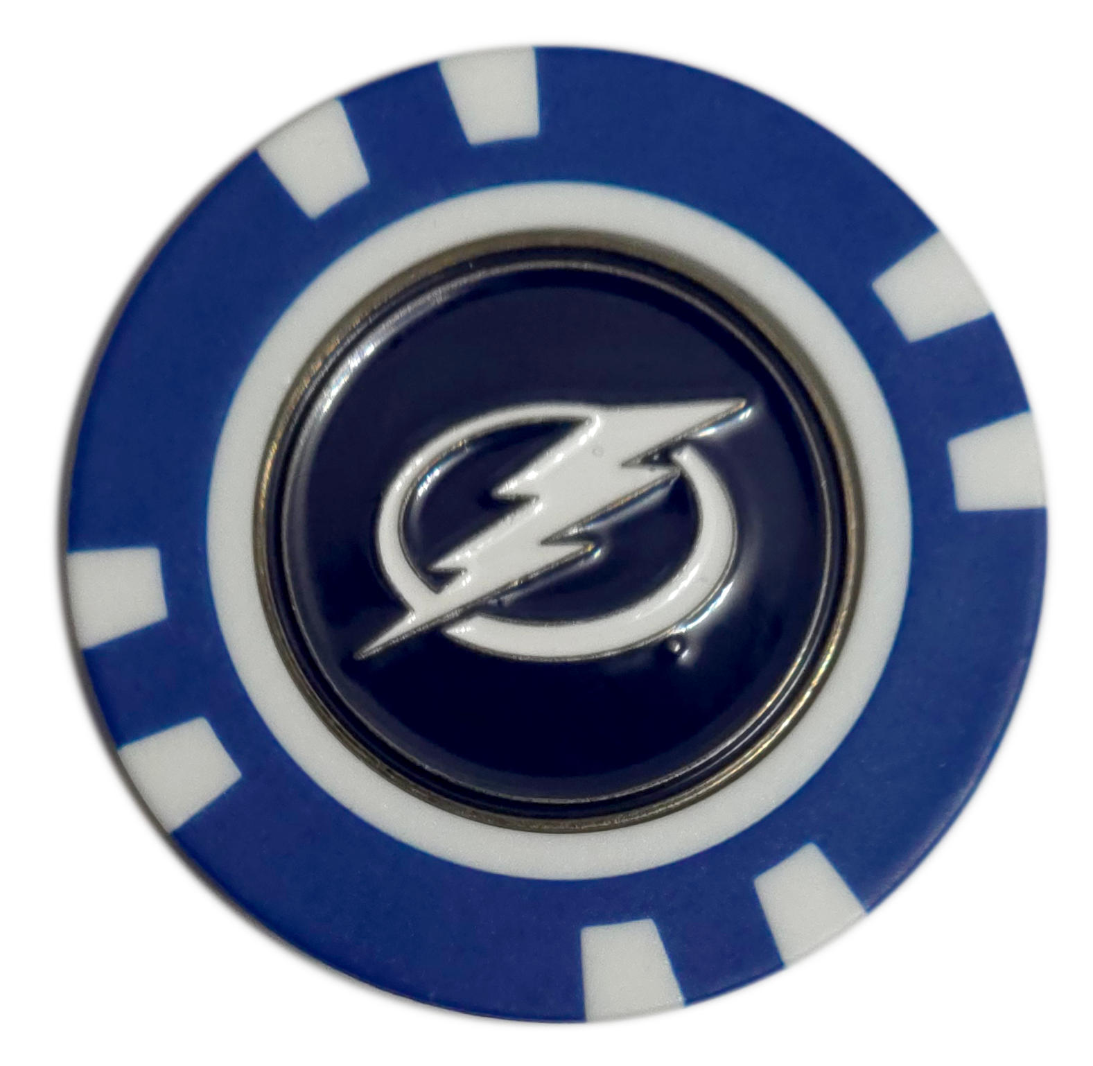Officially Licensed Tampa Bay Lightning Poker Chip Golf Ball Marker