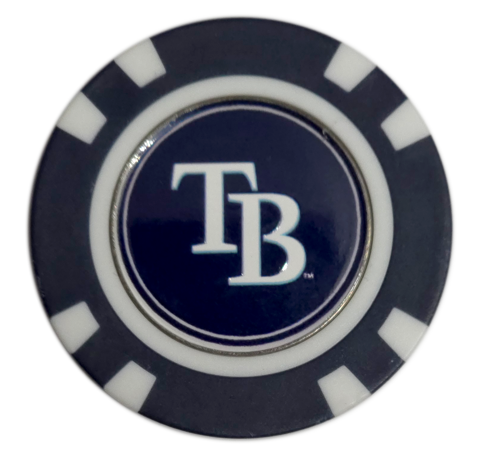Officially Licensed Tampa Bay Rays Poker Chip Golf Ball Marker