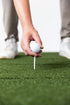 Beaver Tail Hitting Strip (30 x 12in) - The Most Realistic Golf Simulator Hitting Mat Strip for Joint Injury Prevention