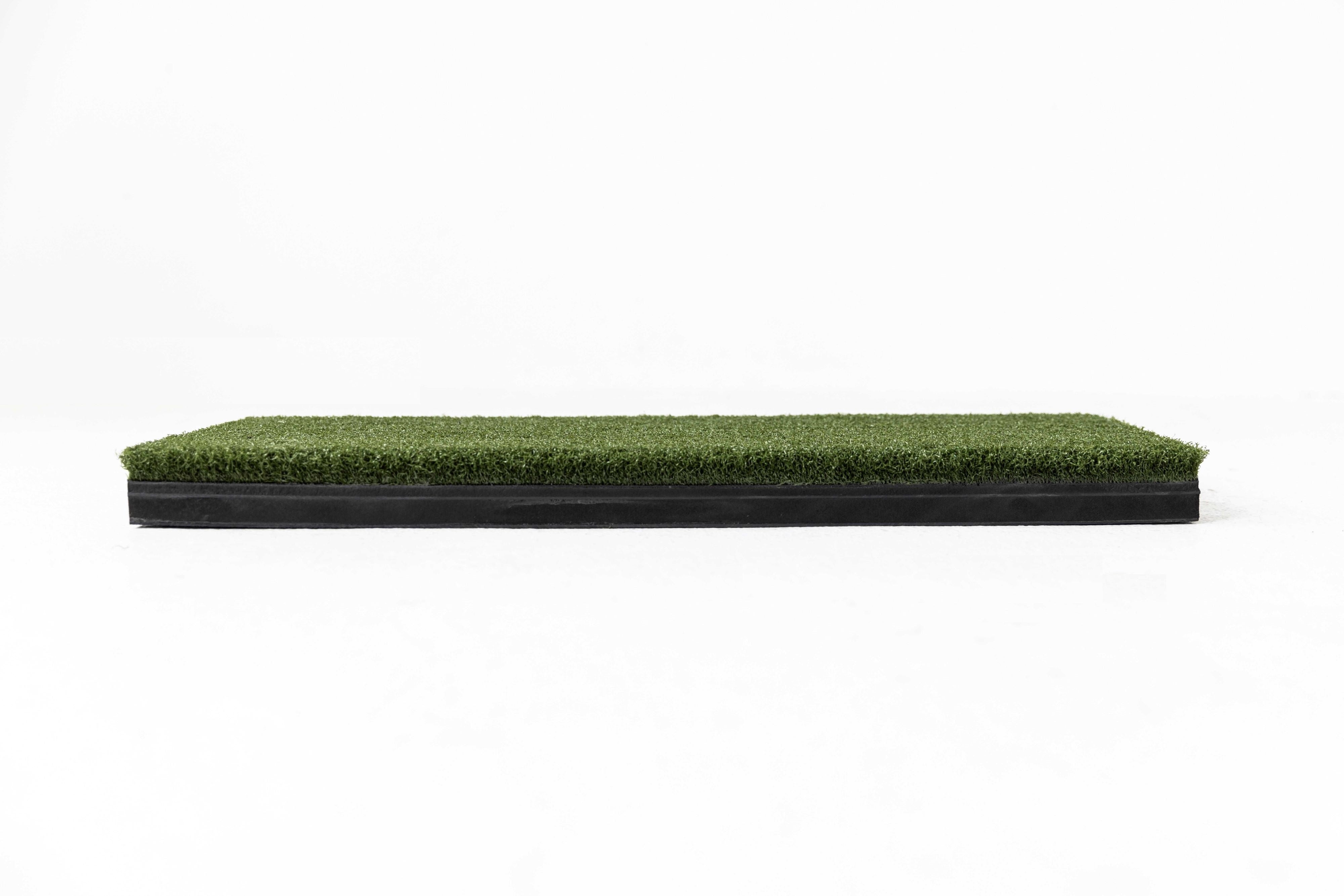 Beaver Tail Hitting Strip (30 x 12in) - The Most Realistic Golf Simulator Hitting Mat Strip for Joint Injury Prevention
