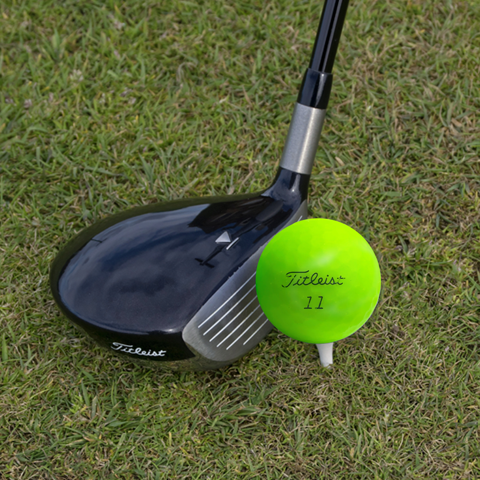 Used Titleist Velocity Matte Green Golf Balls - 1 Dozen