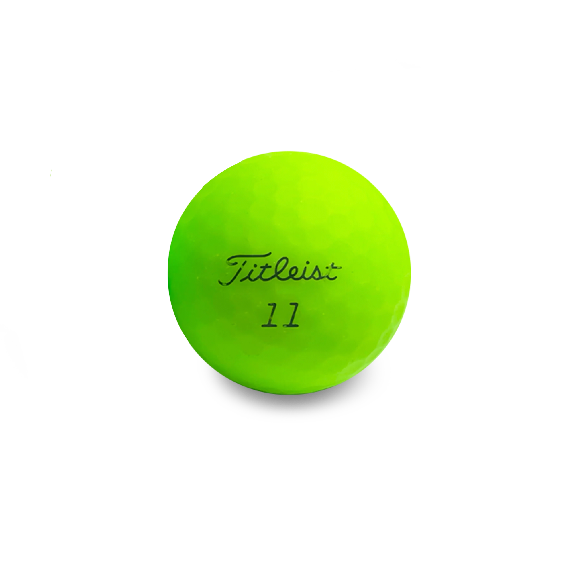 Used Titleist Velocity Matte Green Golf Balls - 1 Dozen