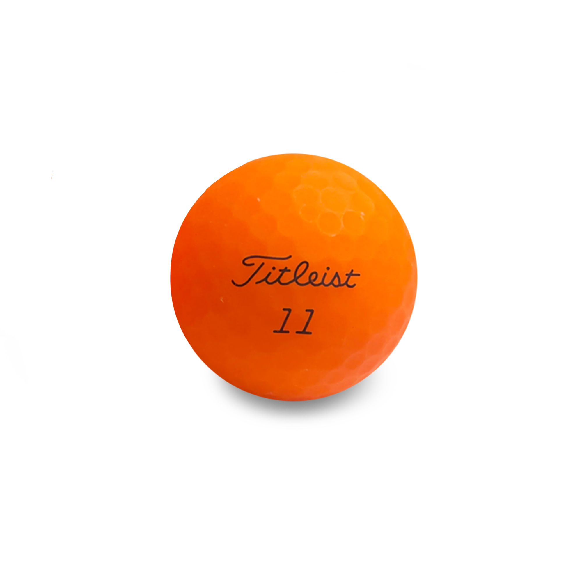 Used Titleist Velocity Matte Orange Golf Balls - 1 Dozen