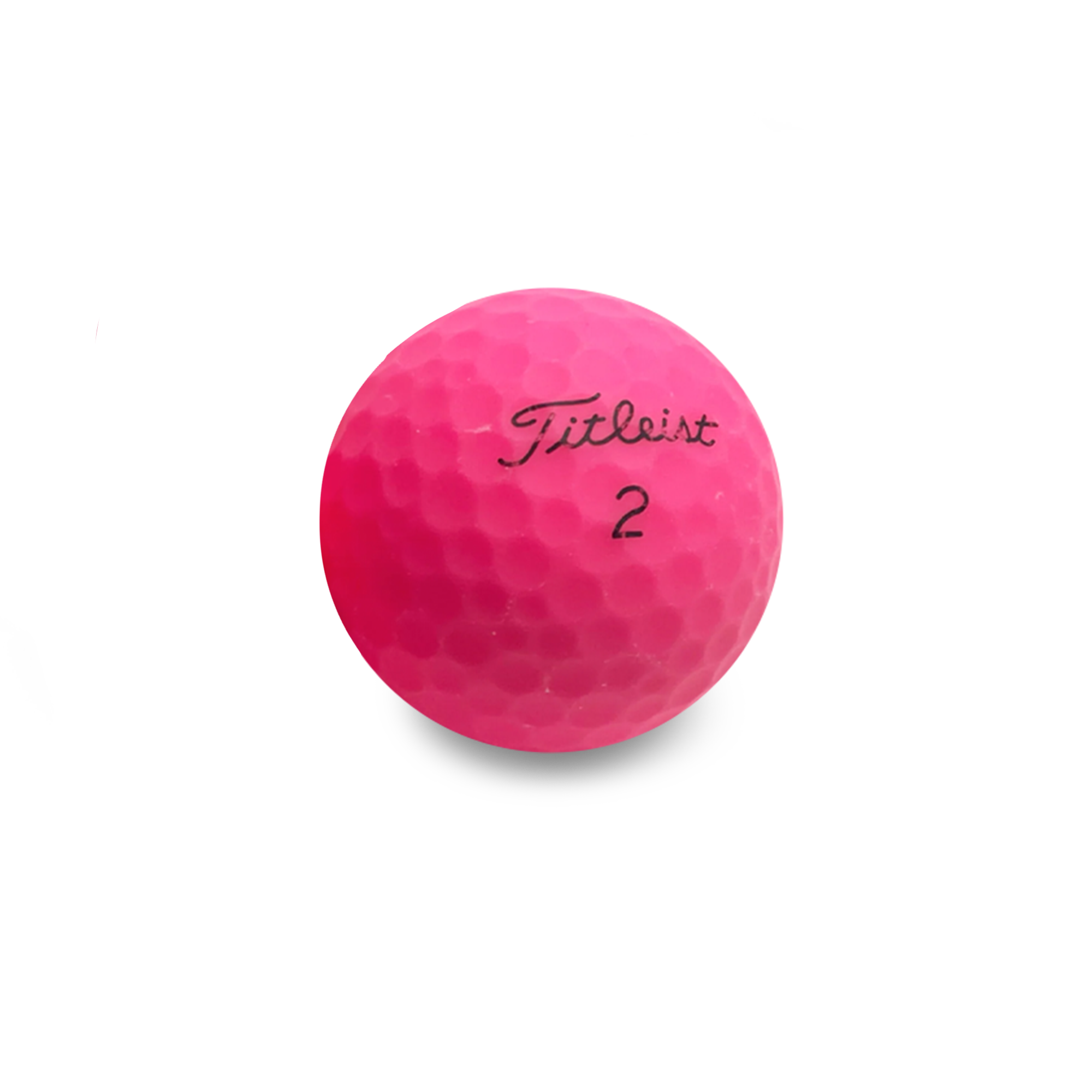 Used Titleist Velocity Matte Pink Golf Balls - 1 Dozen