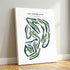TPC Deere Run, Illinois - Printed Golf Courses