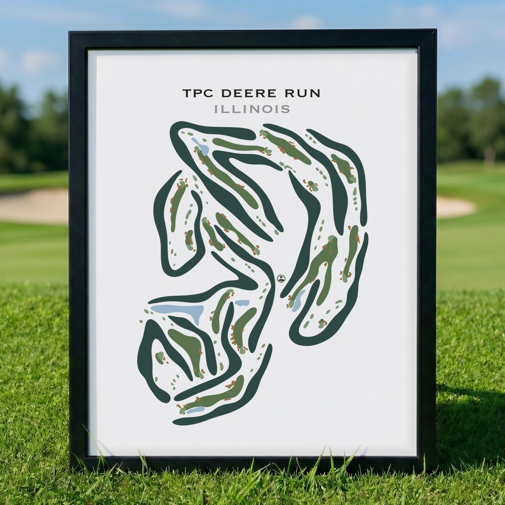 TPC Deere Run, Illinois - Printed Golf Courses