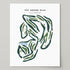 TPC Deere Run, Illinois - Printed Golf Courses