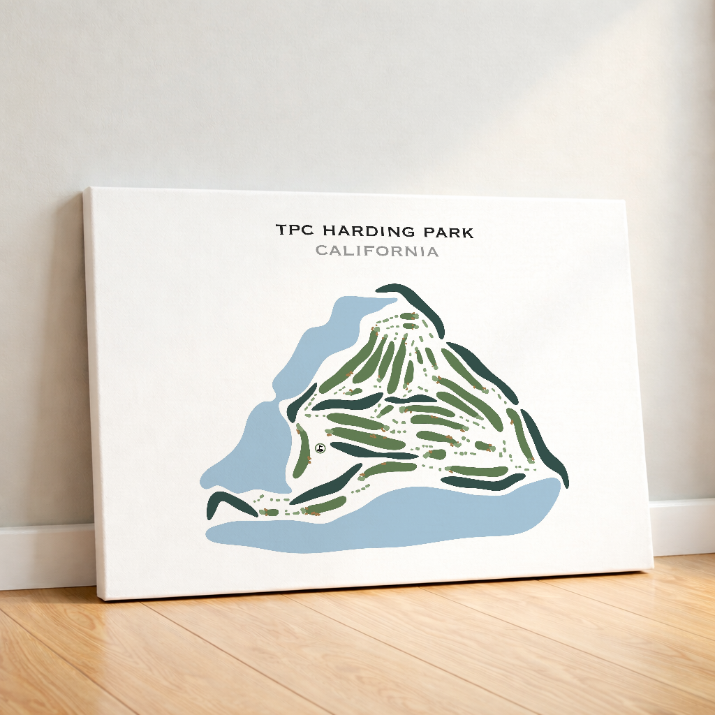 TPC Harding Park, San Francisco - Printed Golf Courses