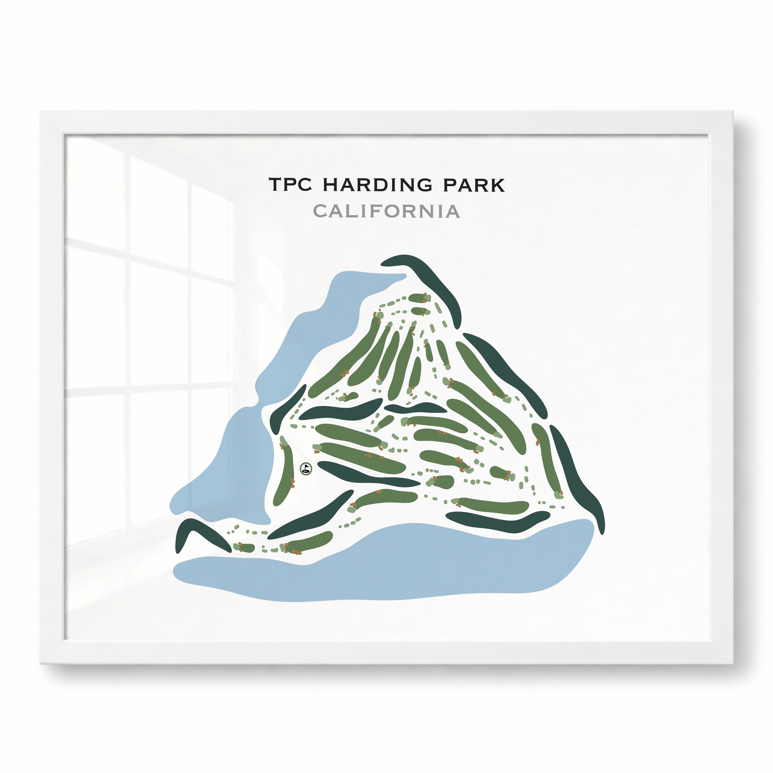 TPC Harding Park, San Francisco - Printed Golf Courses