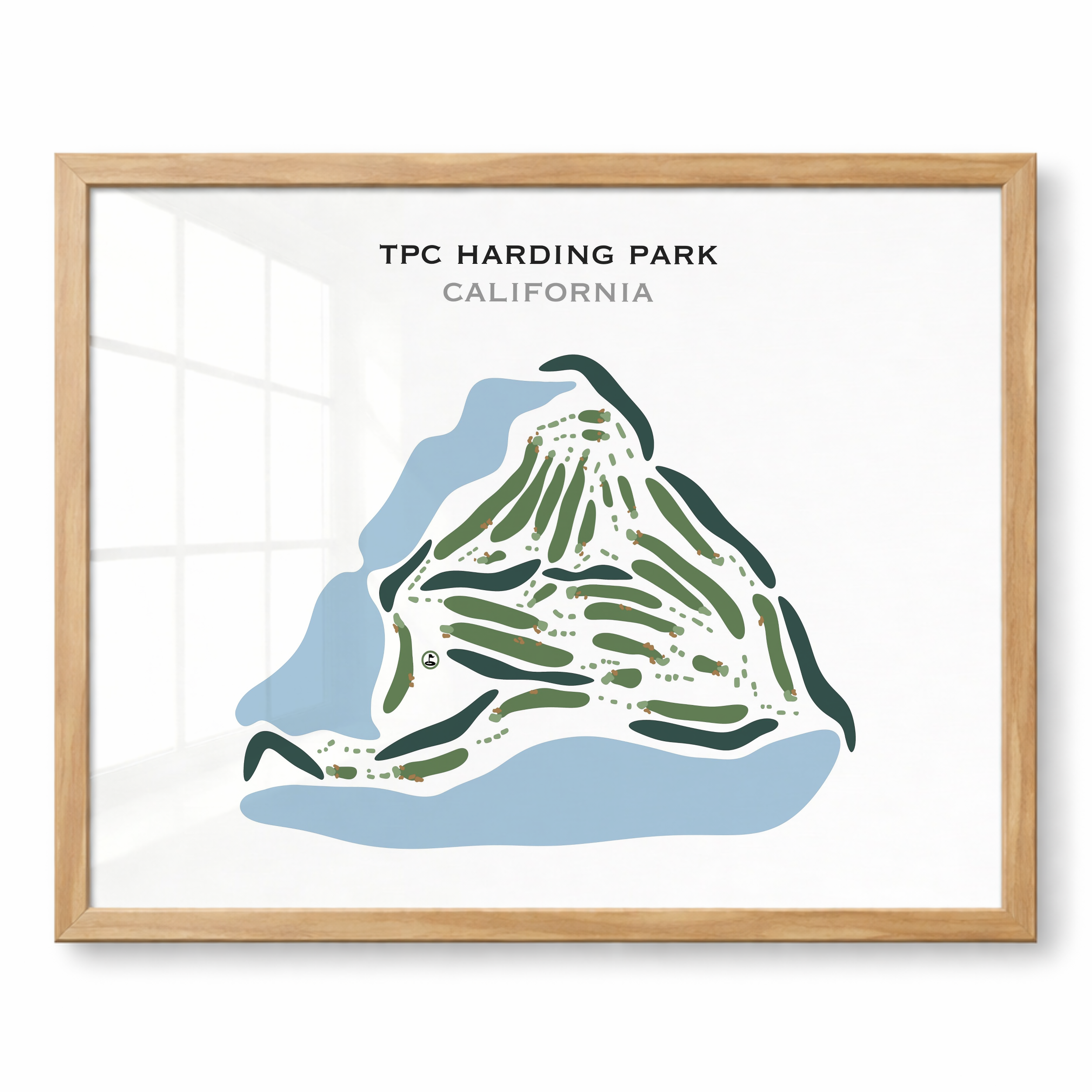TPC Harding Park, San Francisco - Printed Golf Courses