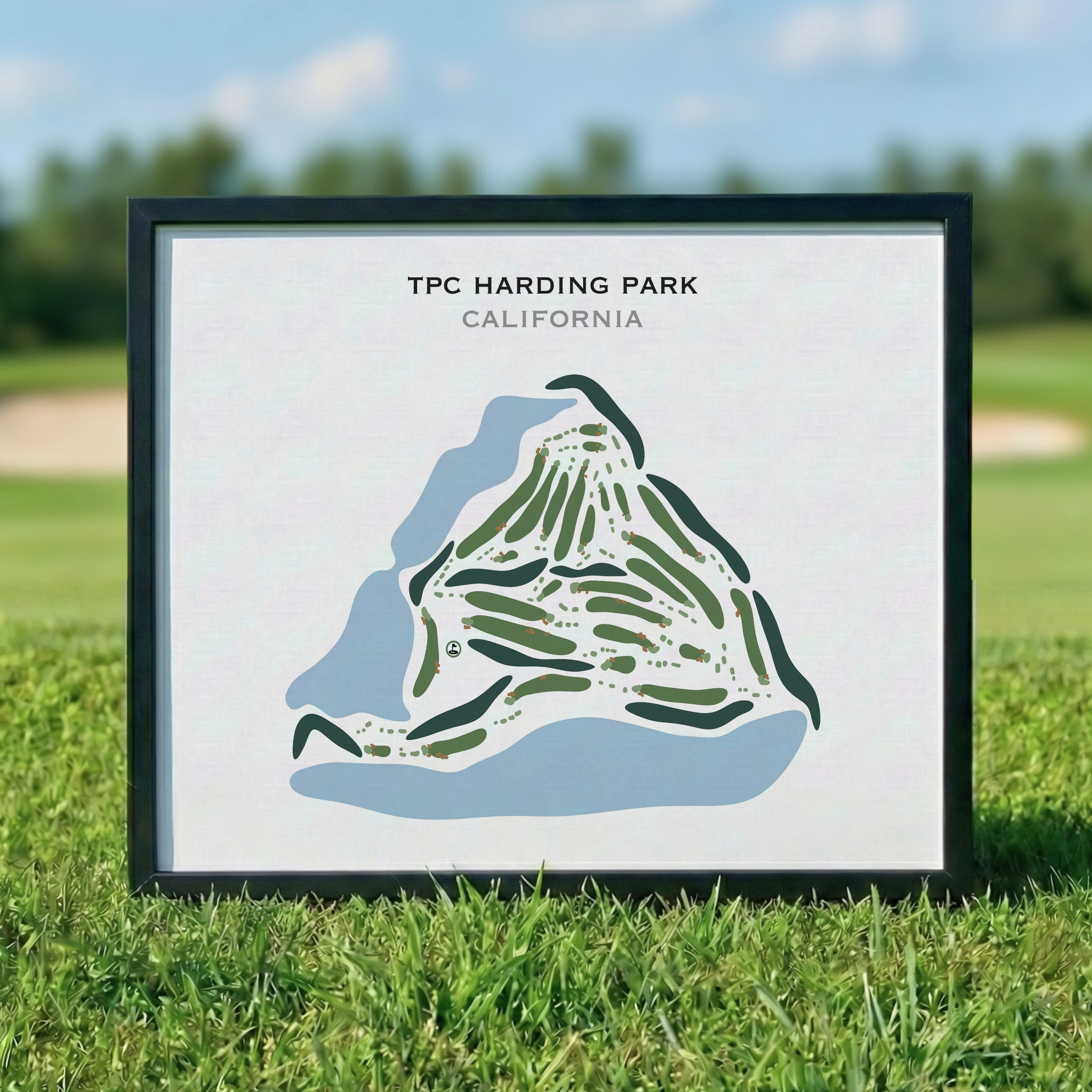 TPC Harding Park, San Francisco - Printed Golf Courses