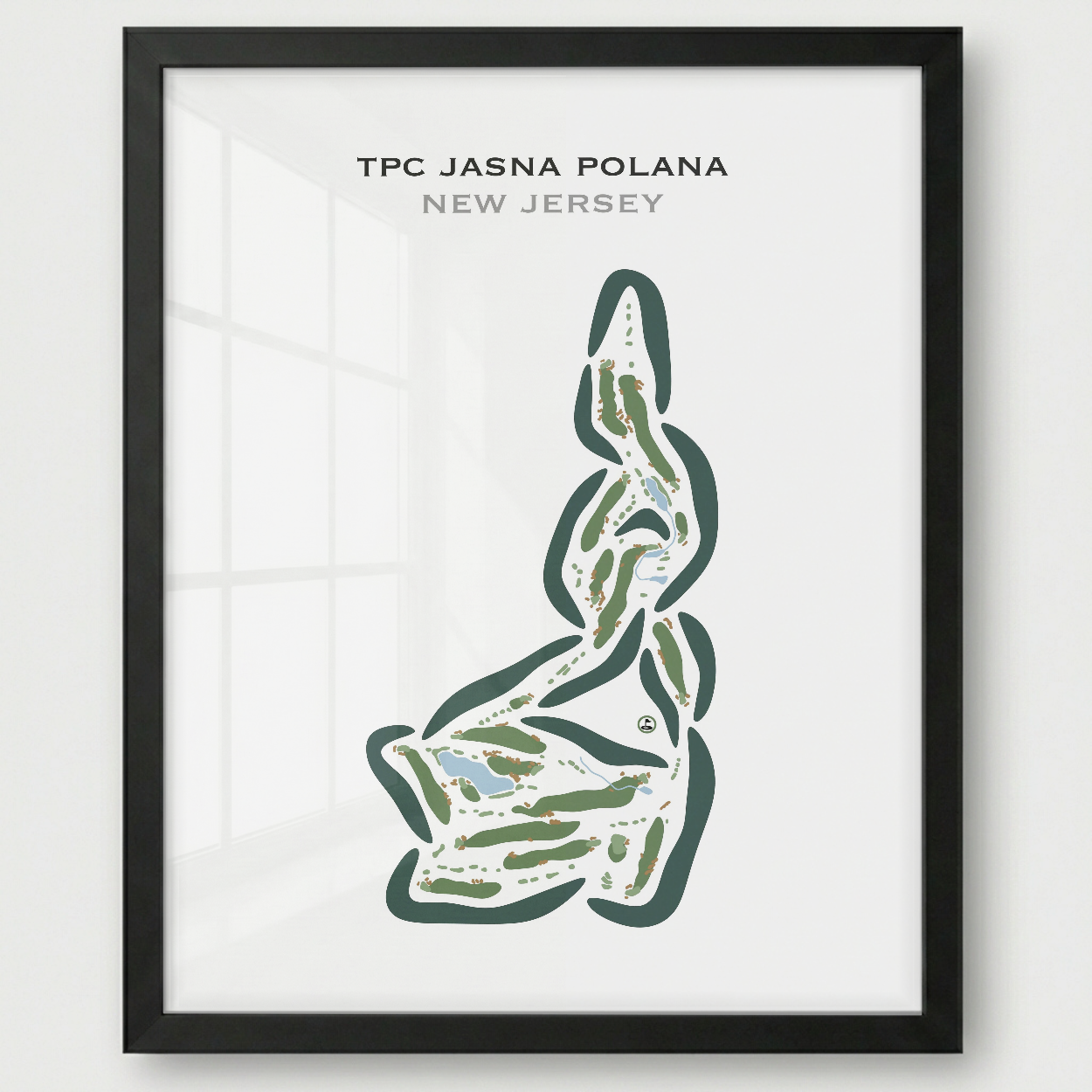 TPC Jasna Polana, New Jersey - Printed Golf Courses