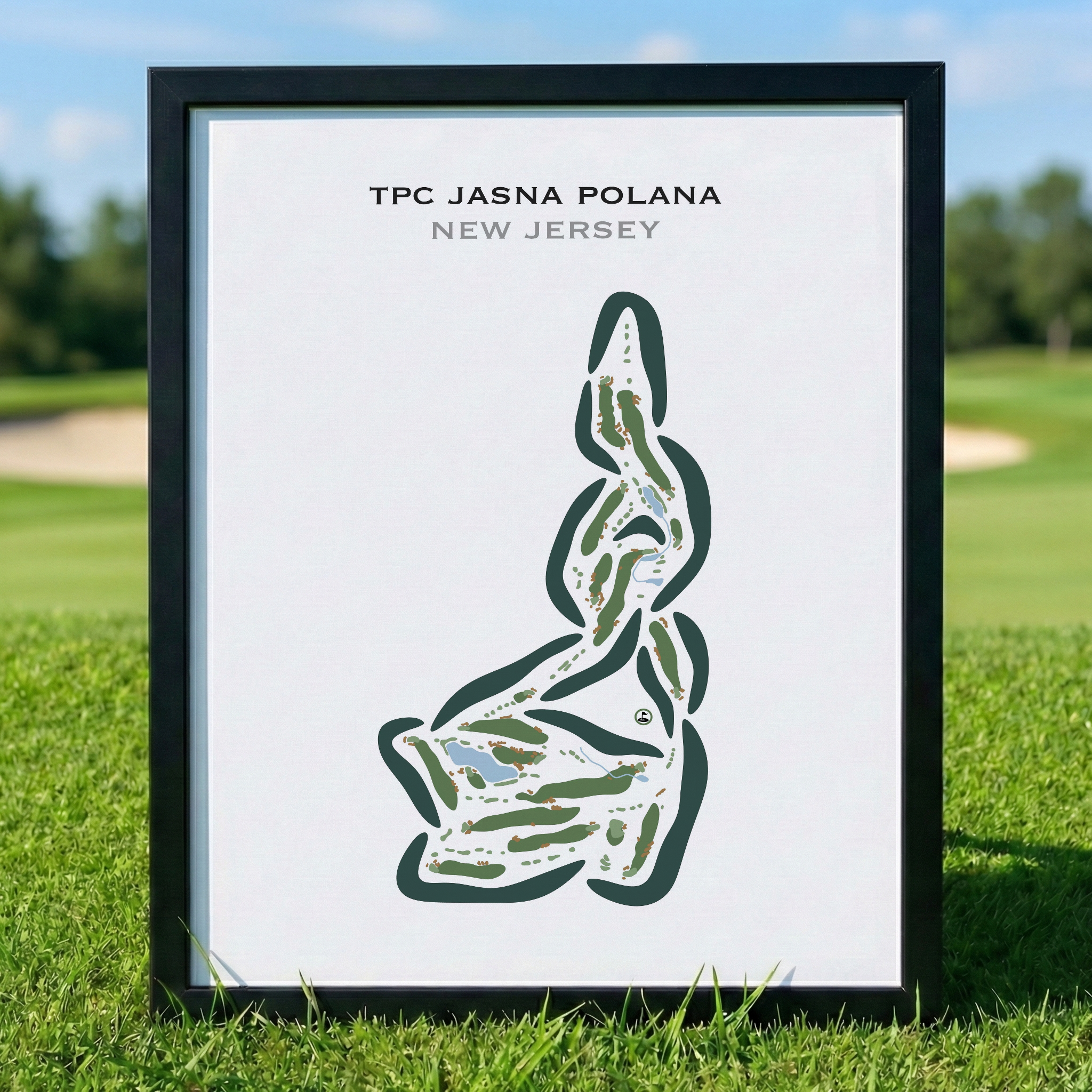 TPC Jasna Polana, New Jersey - Printed Golf Courses