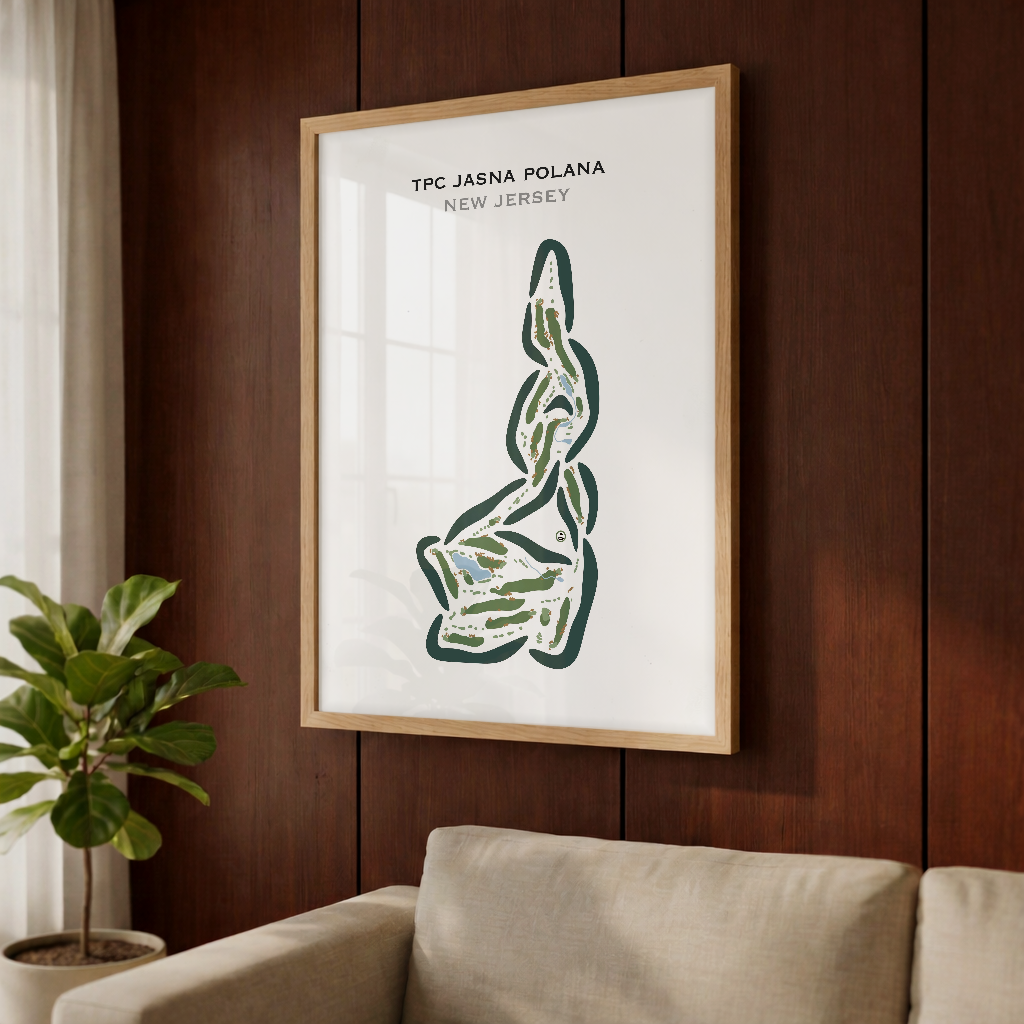 TPC Jasna Polana, New Jersey - Printed Golf Courses