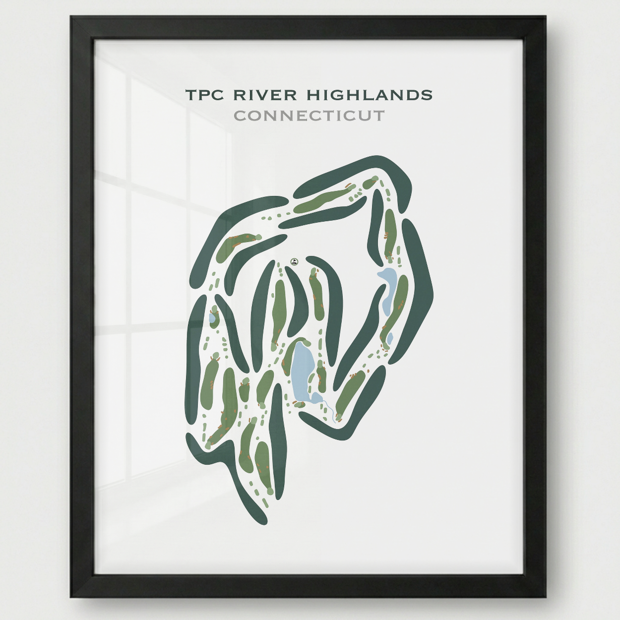 TPC River Highlands, Connecticut - Printed Golf Courses