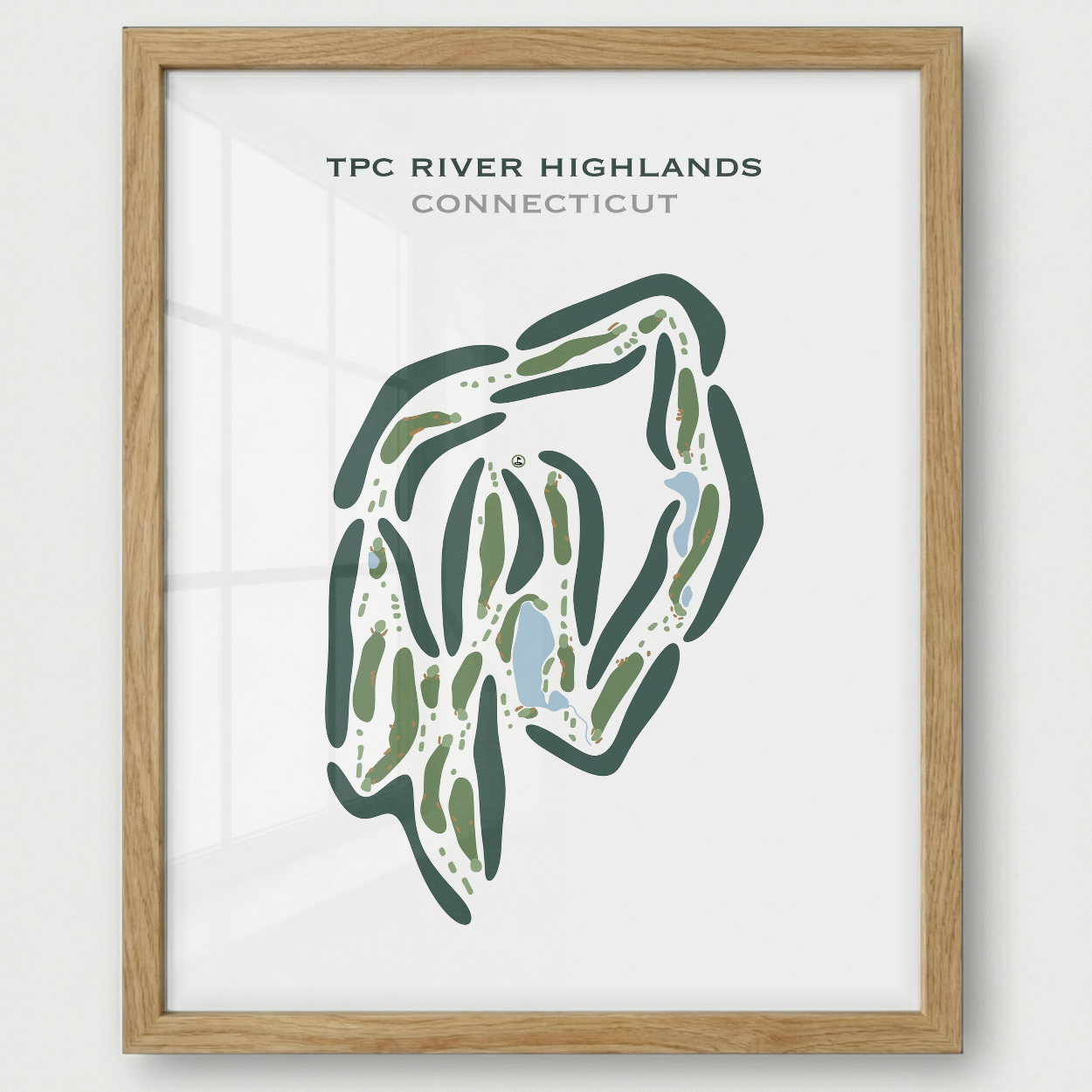 TPC River Highlands, Connecticut - Printed Golf Courses
