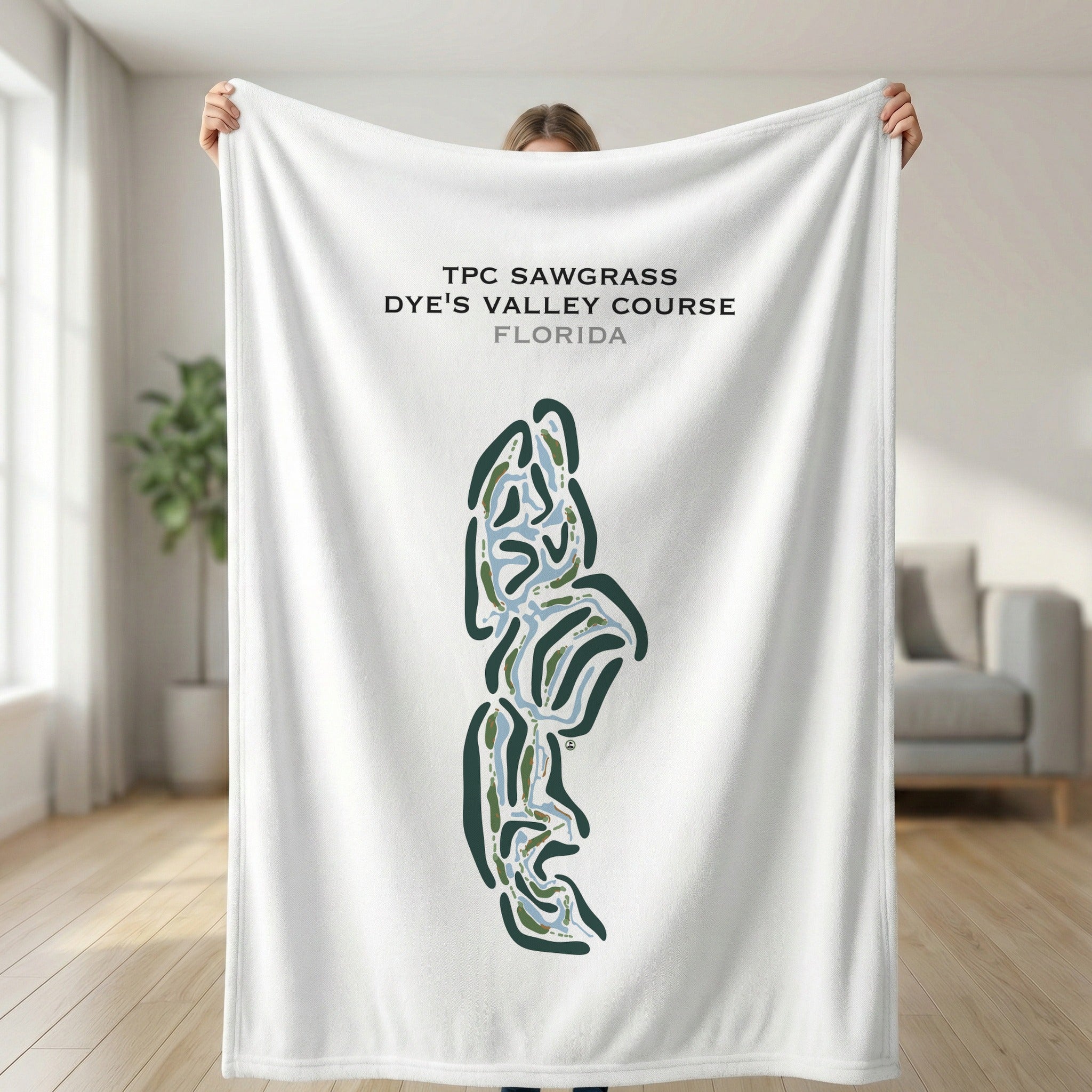 TPC Sawgrass Dye's Valley Course, Florida - Printed Golf Courses