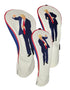 Trump Birdie Dance Embroidered Headcover Set by ReadyGOLF - Driver, Fairway, Hybrid