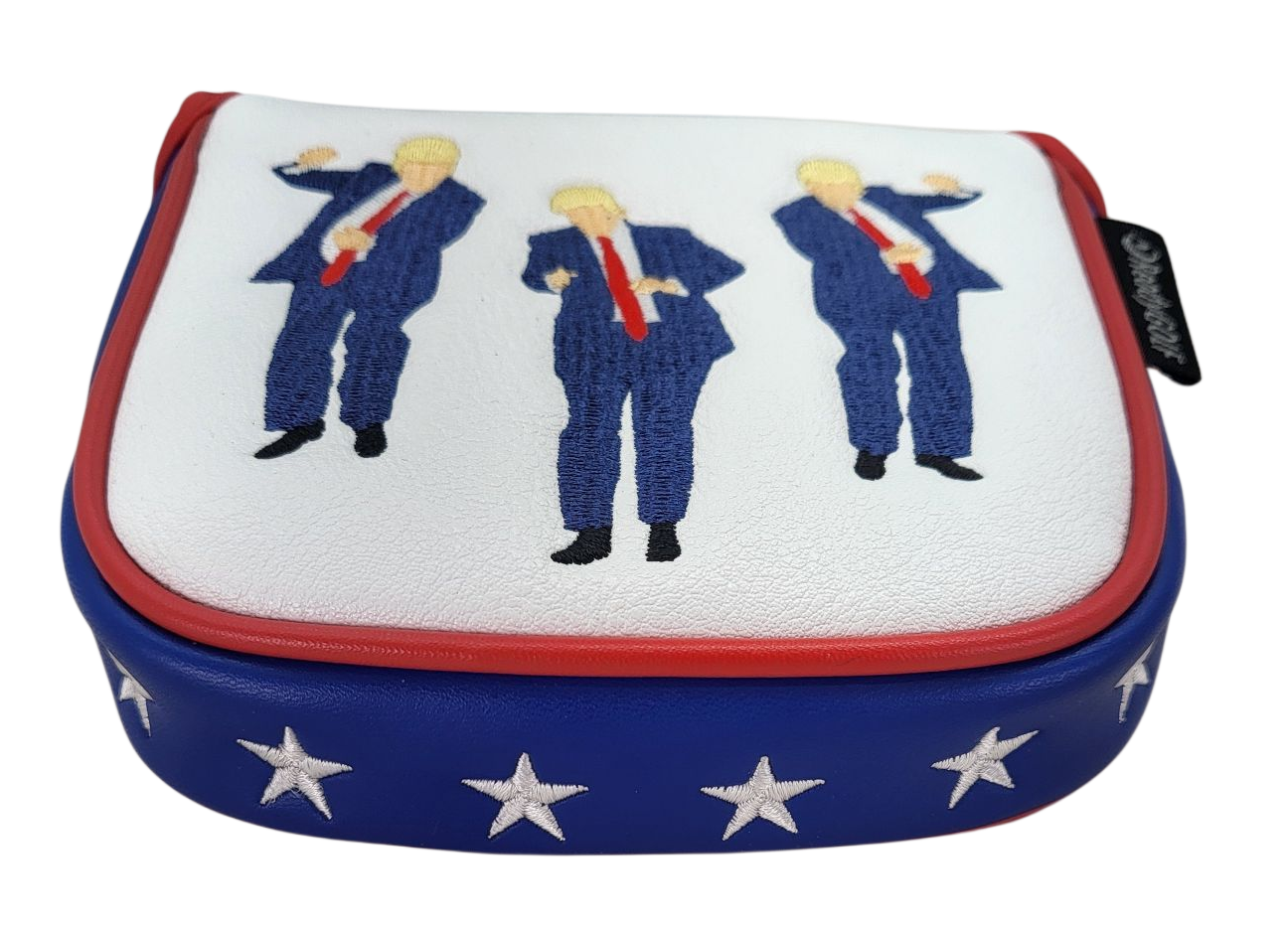 Ai-ONE Square 2 Square Max Center-Shafted Putter Cover by ReadyGOLF - Trump Birdie Dance