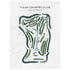 Tulsa Country Club, Oklahoma - Printed Golf Courses