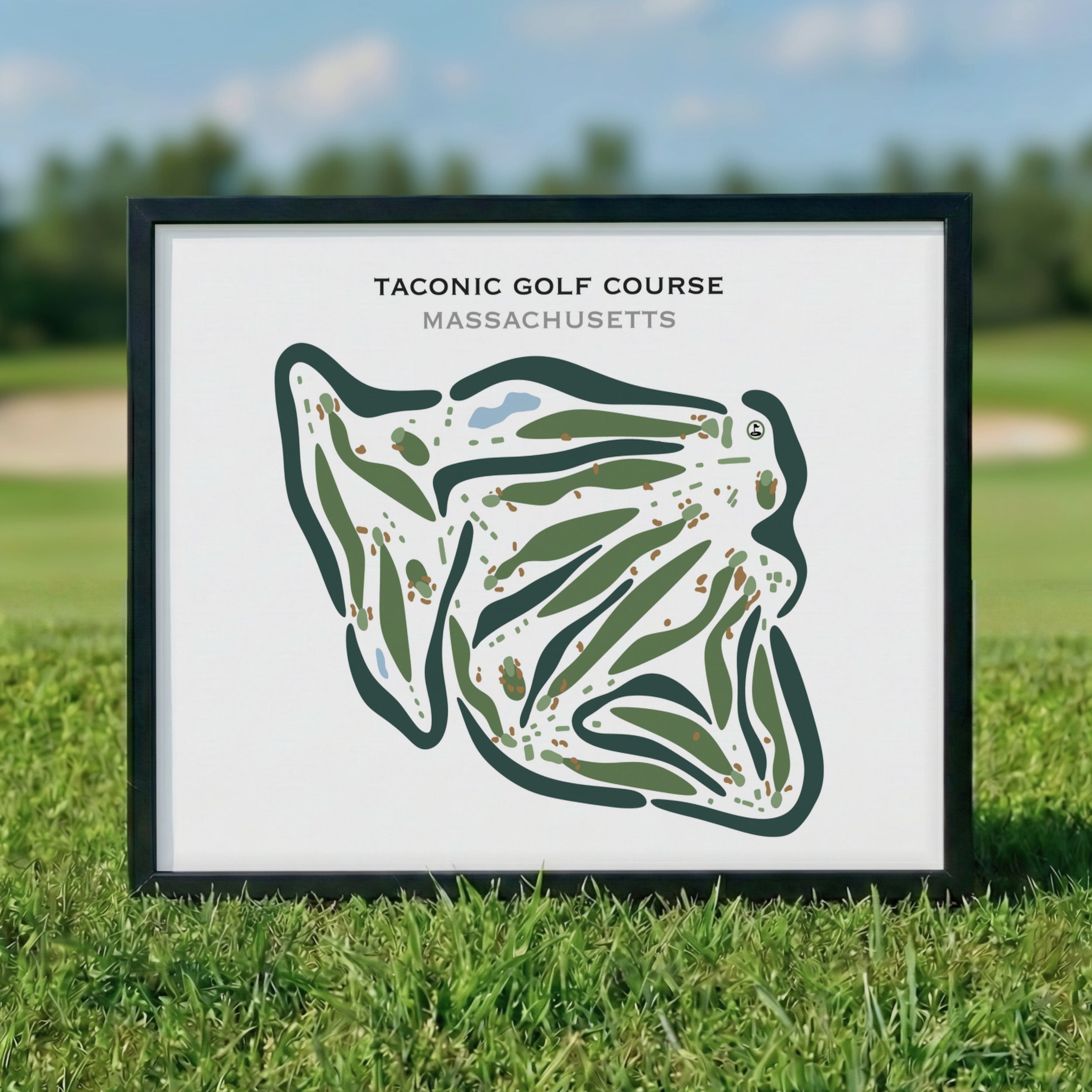 Taconic Golf Course, Massachusetts - Printed Golf Courses
