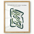 Tahlequah City Golf Course, Oklahoma - Printed Golf Courses