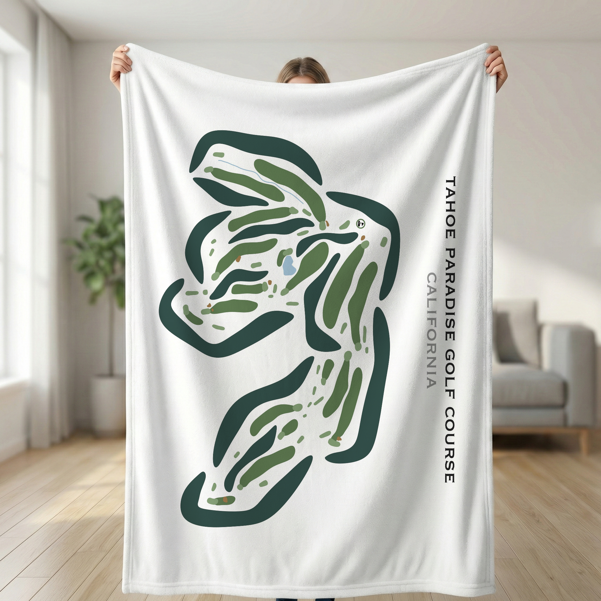 Tahoe Paradise Golf Course, California - Printed Golf Courses