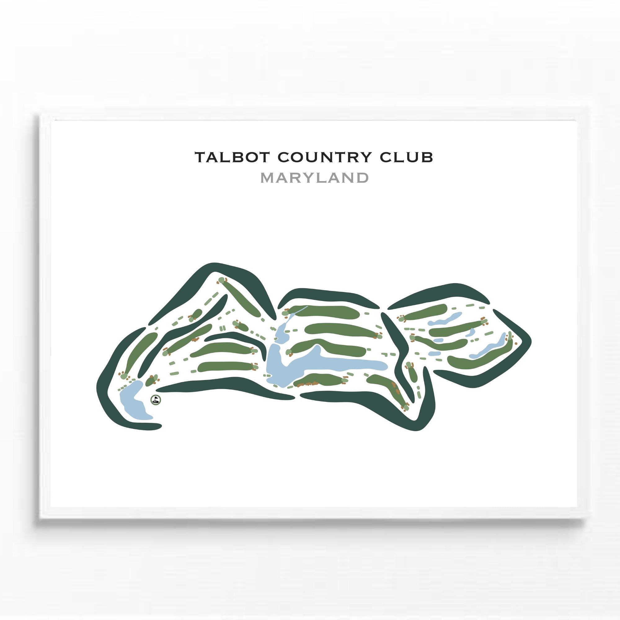 Talbot Country Club, Maryland - Printed Golf Courses