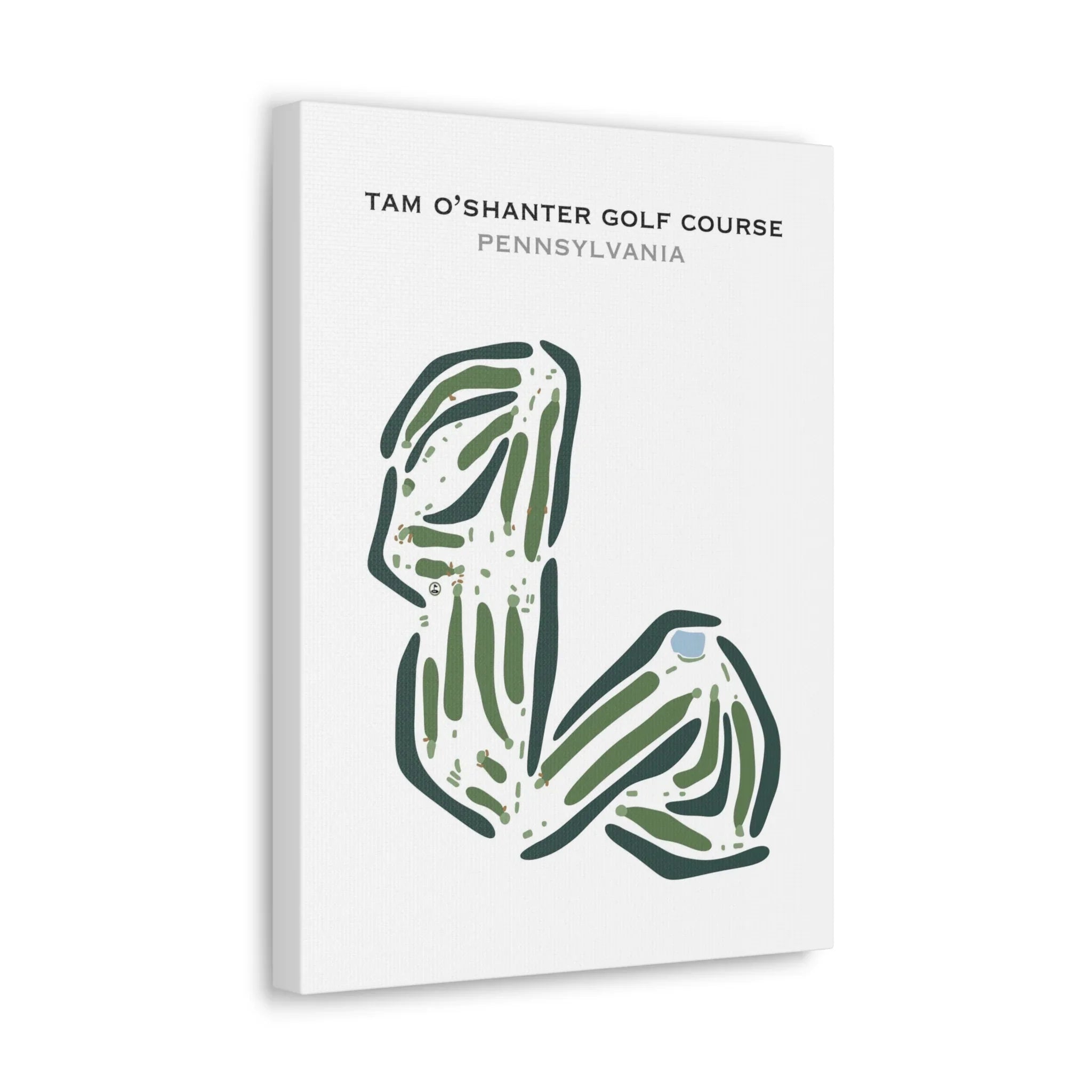 Tam O'Shanter Golf Course, Pennsylvania - Printed Golf Courses