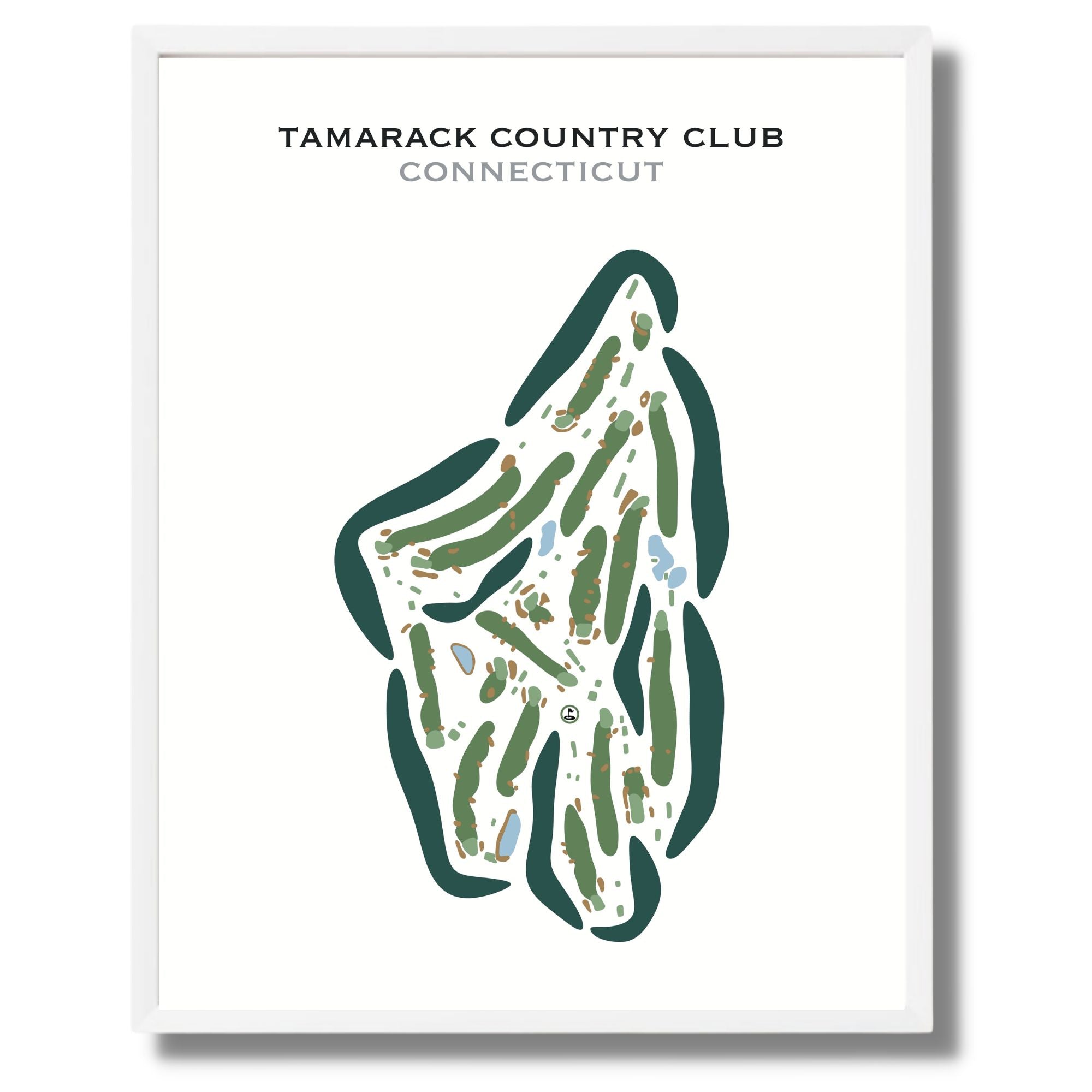 Tamarack Country Club, Connecticut - Printed Golf Courses