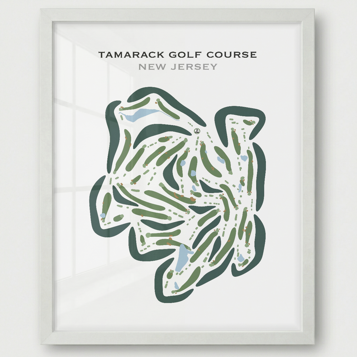 Tamarack Golf Course, New Jersey - Printed Golf Courses