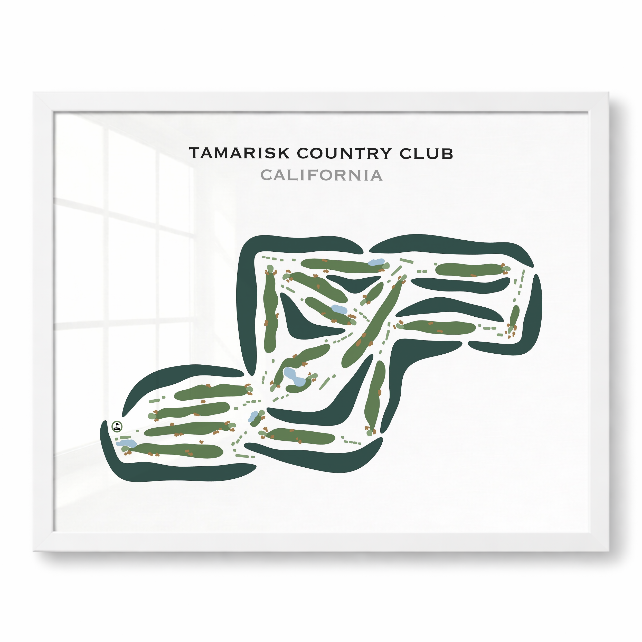 Tamarisk Country Club, California - Printed Golf Courses