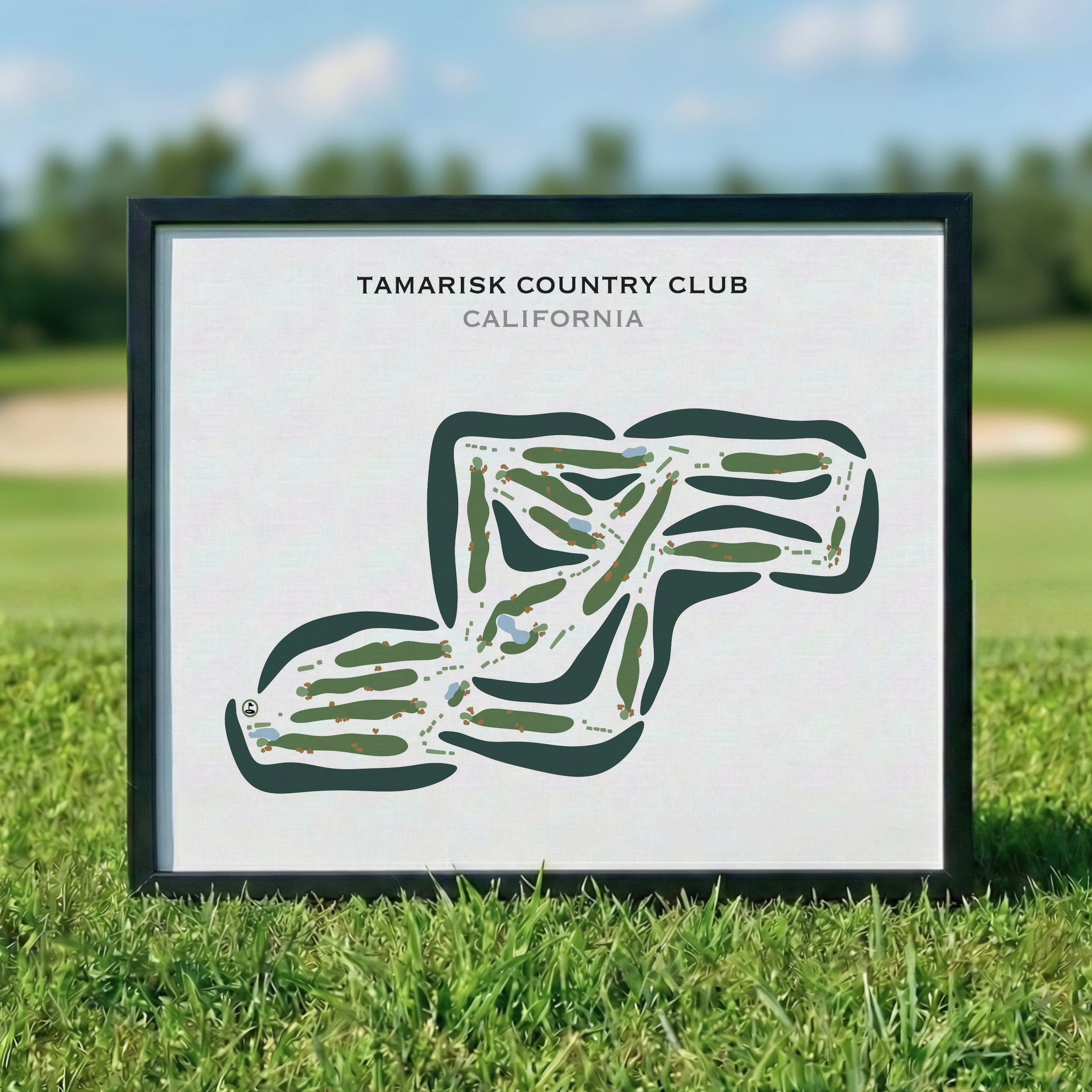 Tamarisk Country Club, California - Printed Golf Courses
