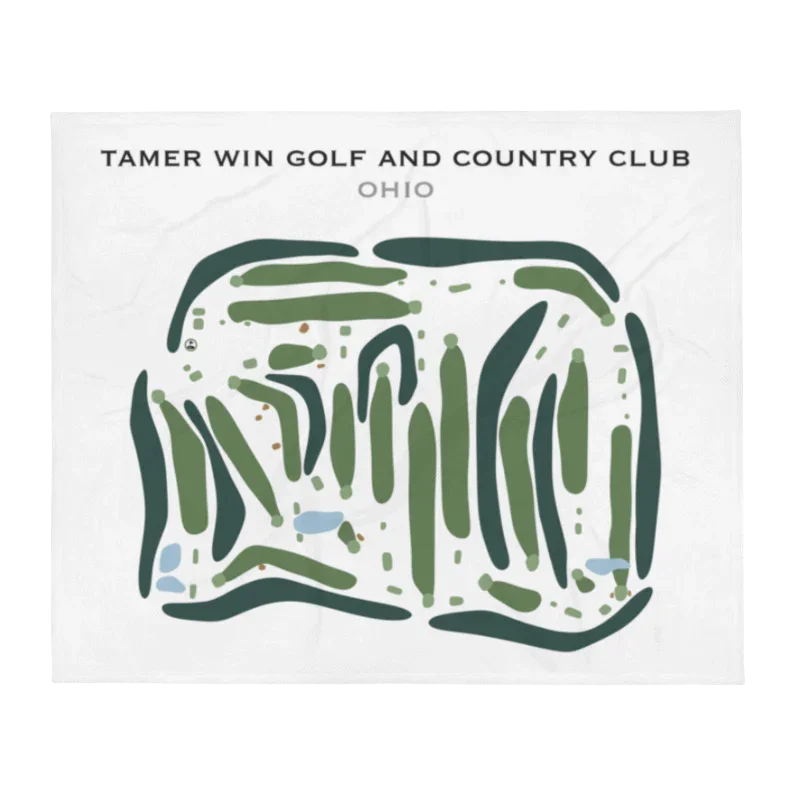 Tamer Win Golf & Country Club, Ohio - Printed Golf Courses