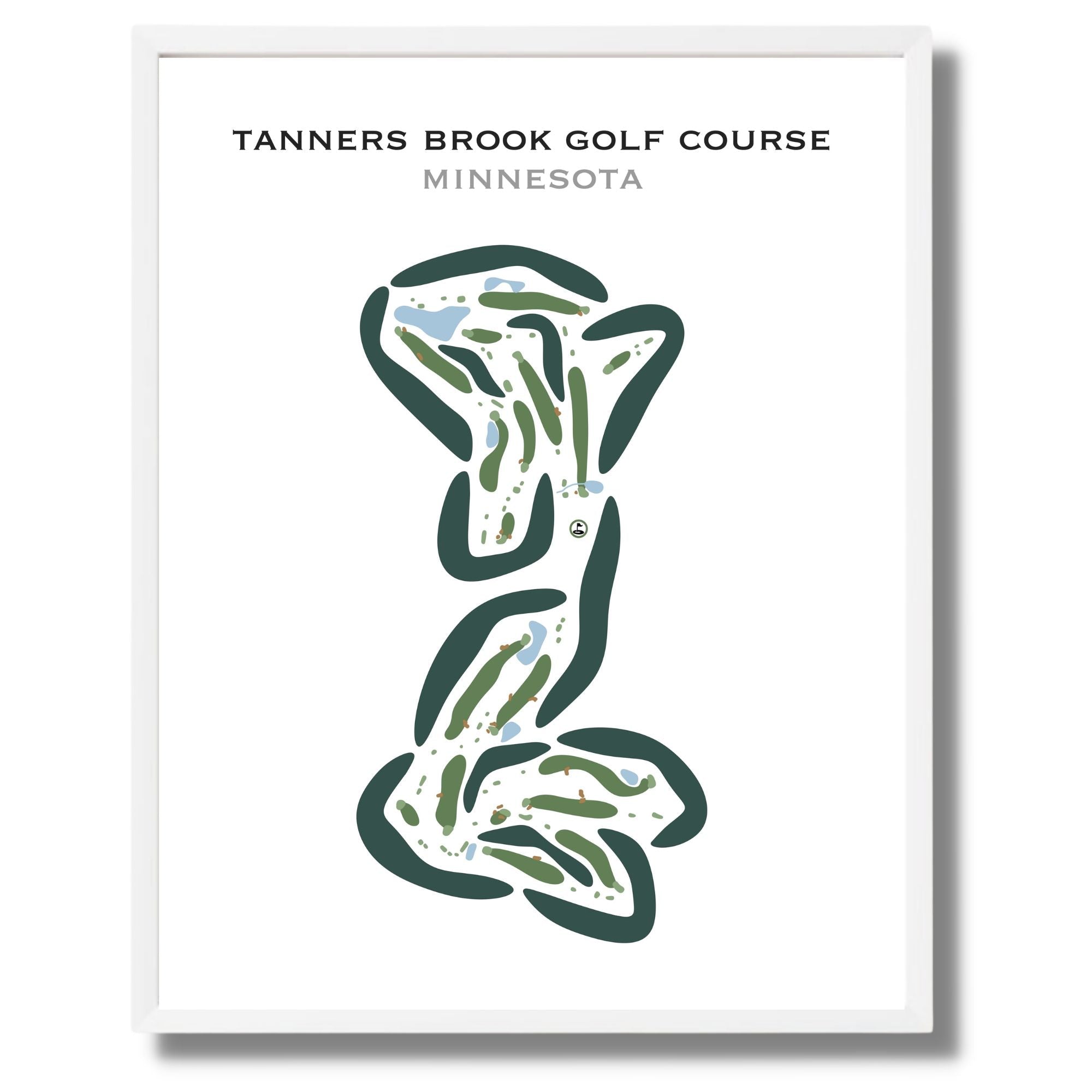 Tanners Brook Golf Course, Minnesota - Printed Golf Courses