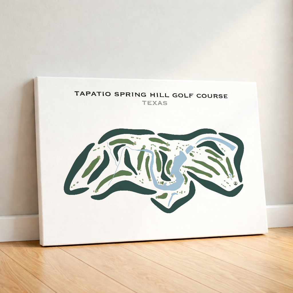 Tapatio Spring Hill Golf Course, Texas - Printed Golf Courses
