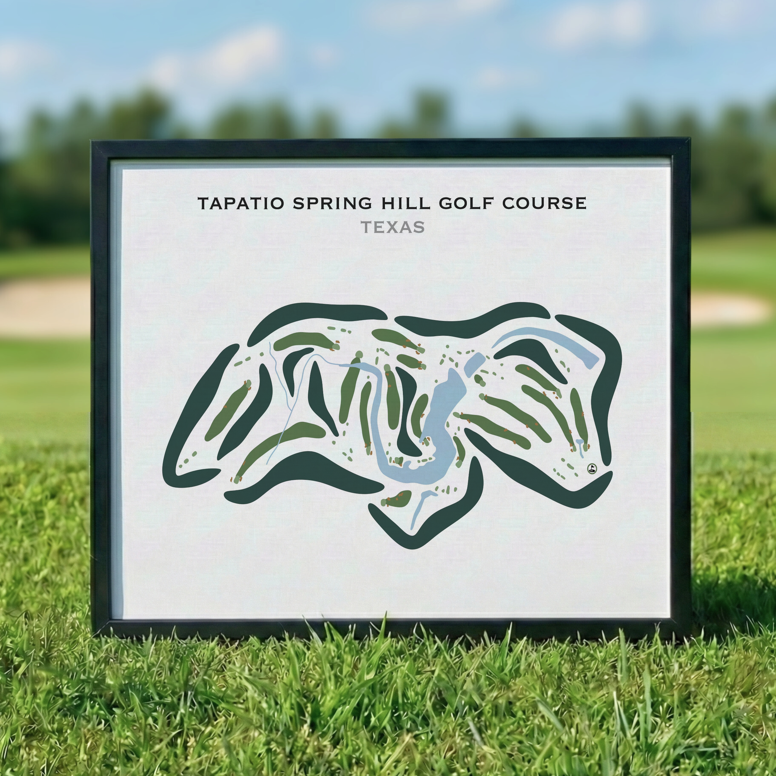 Tapatio Spring Hill Golf Course, Texas - Printed Golf Courses