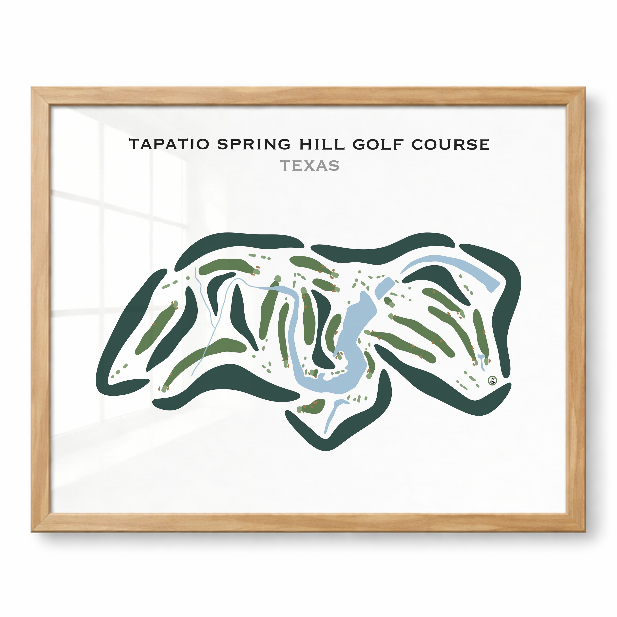 Tapatio Spring Hill Golf Course, Texas - Printed Golf Courses