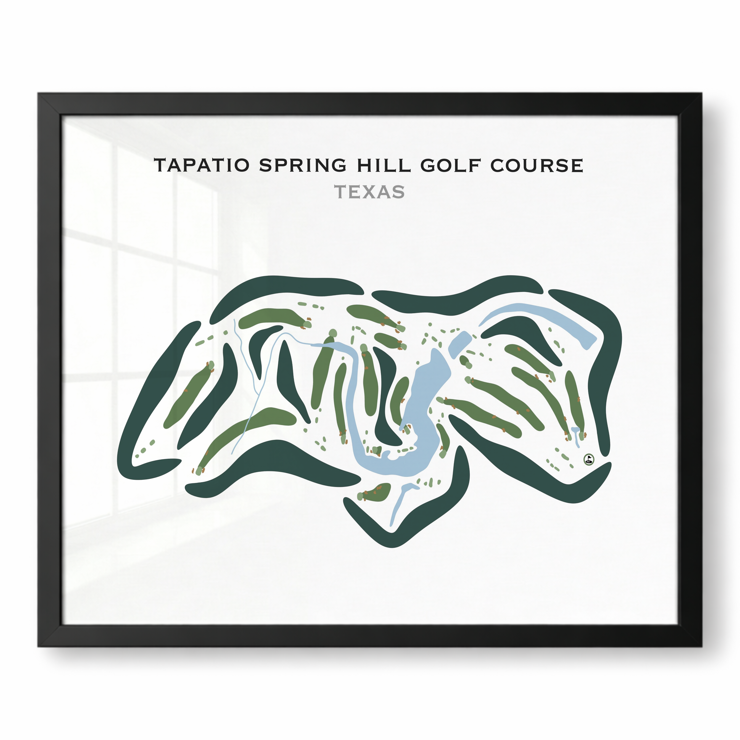 Tapatio Springs Hill Golf Course, Texas - Printed Golf Courses