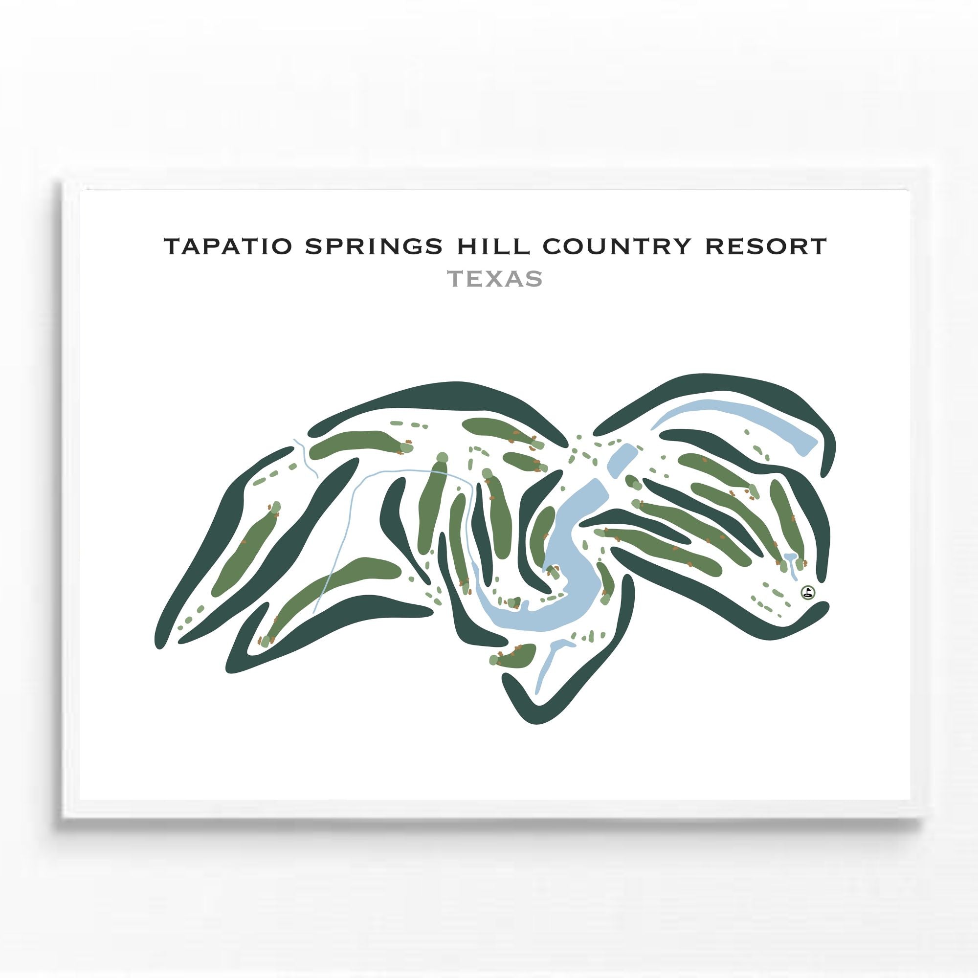 Tapatio Springs Hill Country Resort, Texas - Printed Golf Courses
