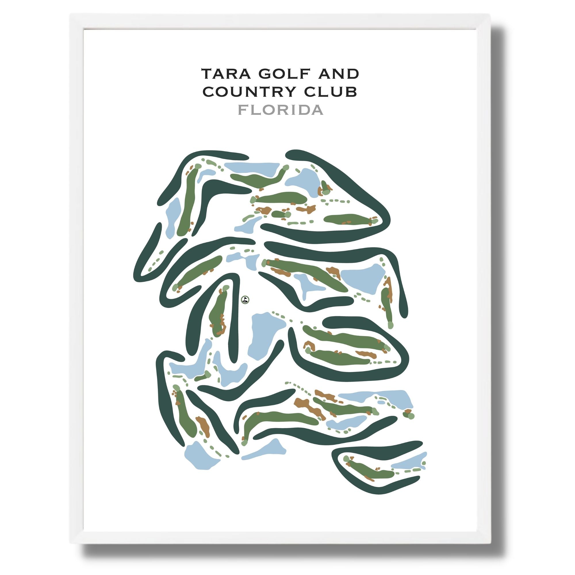 Tara Golf & Country Club, Florida - Printed Golf Courses