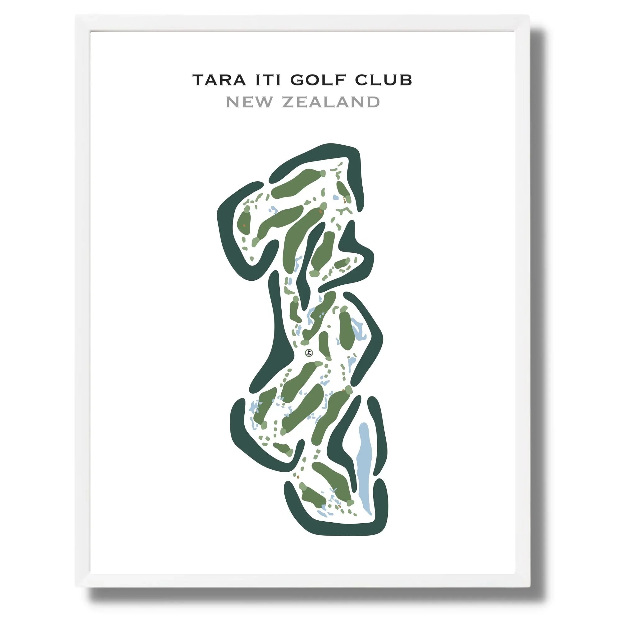 Tara Iti Golf Club, New Zealand - Printed Golf Courses