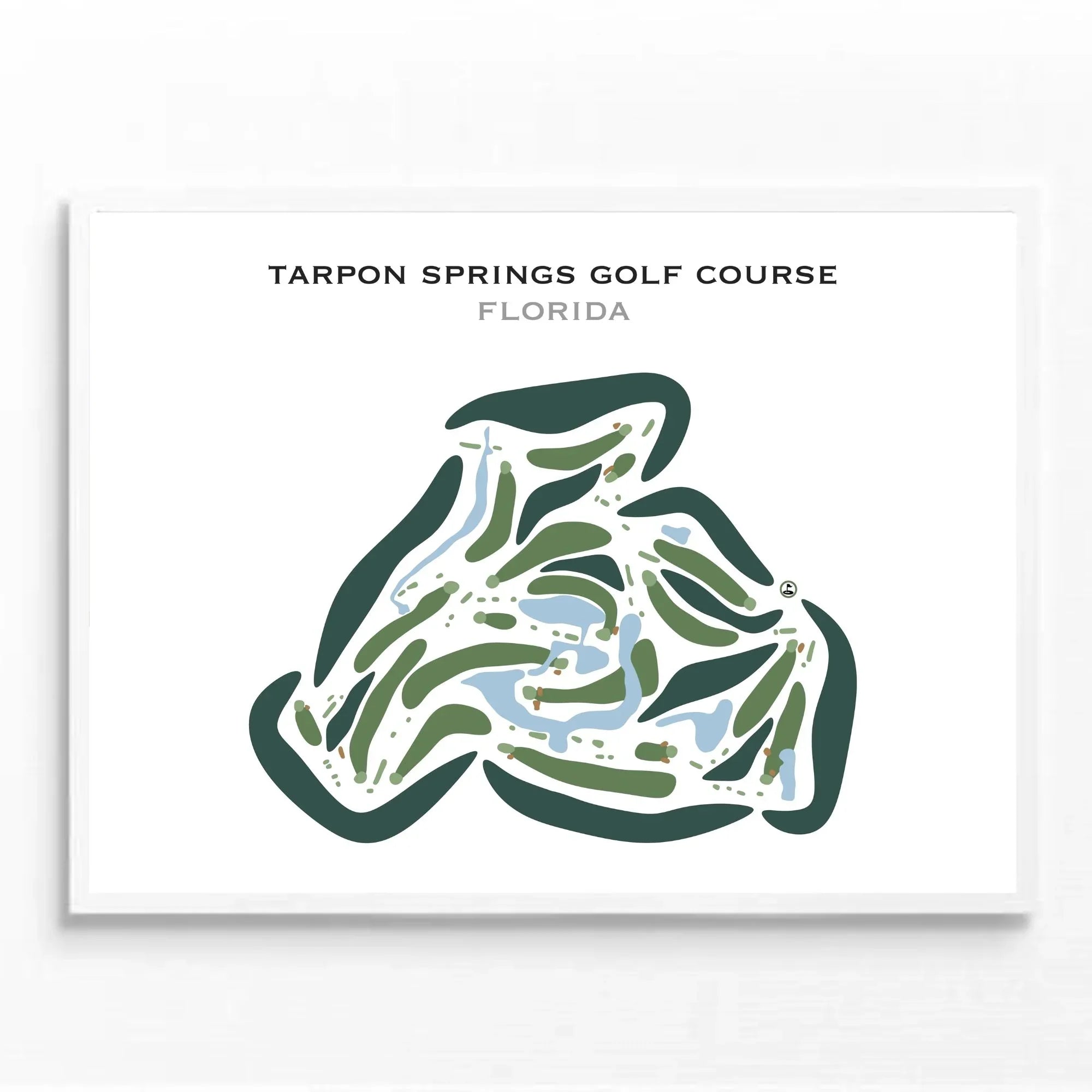 Tarpon Springs Golf Course, Florida - Printed Golf Courses