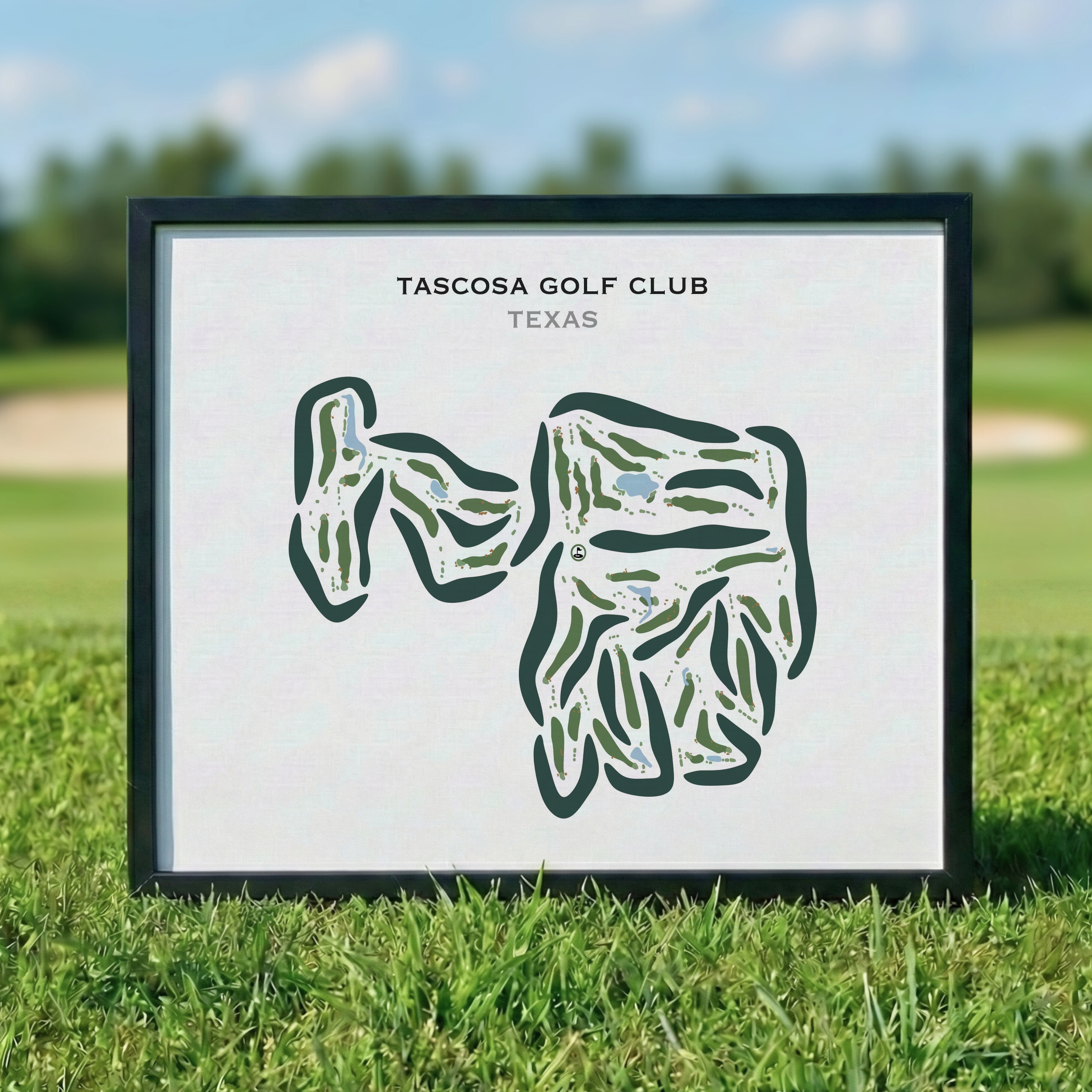 Tascosa Golf Club, Texas - Printed Golf Courses