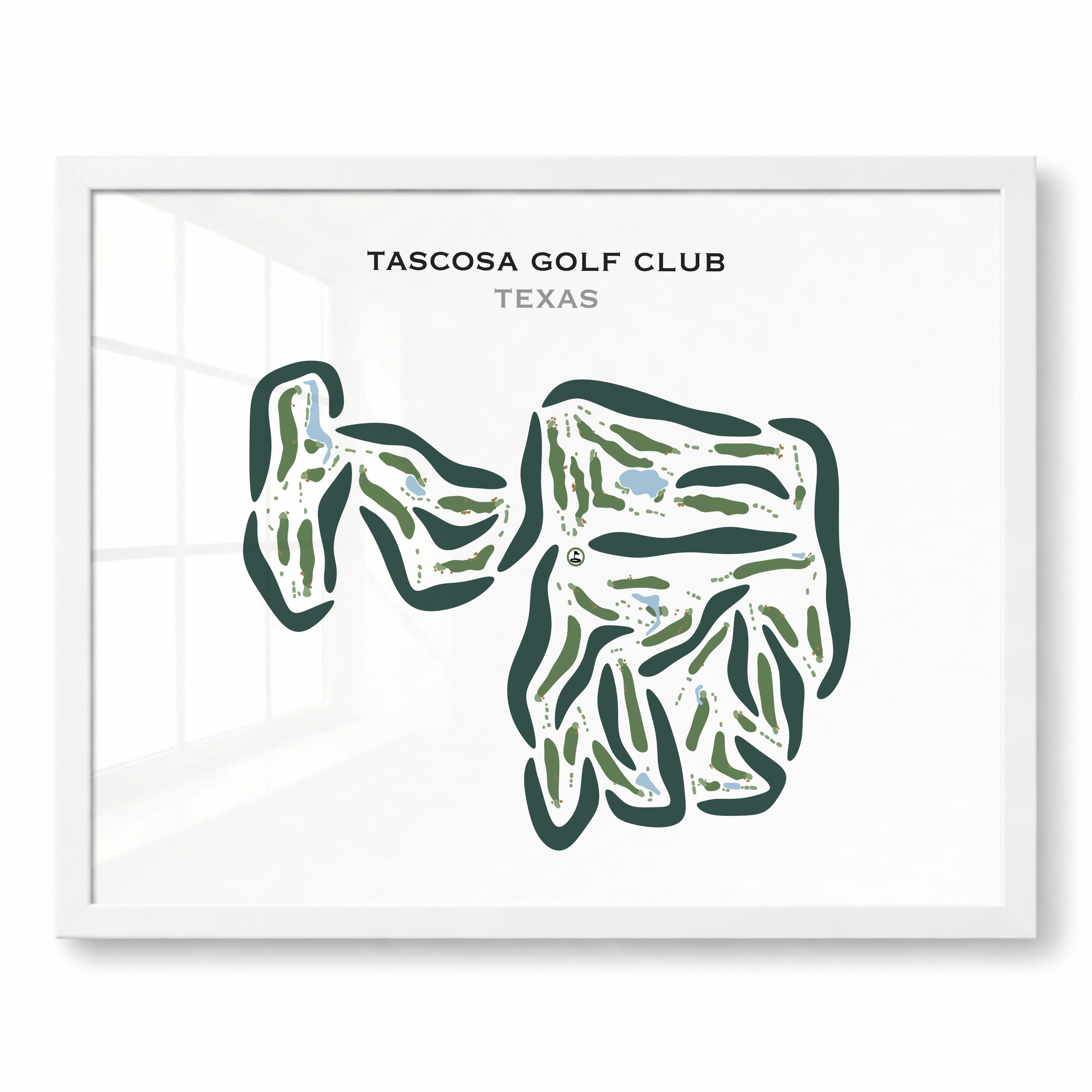 Tascosa Golf Club, Texas - Printed Golf Courses
