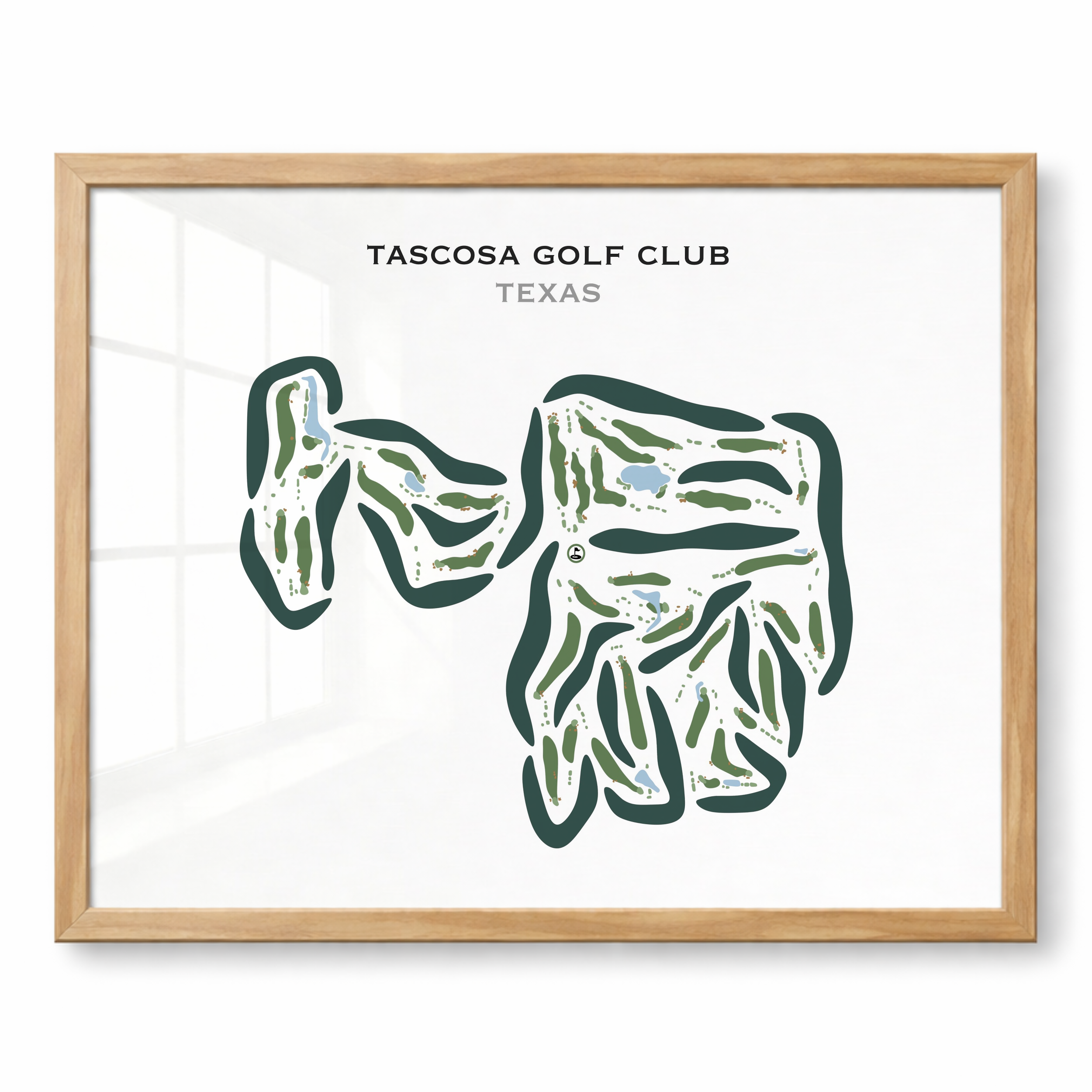 Tascosa Golf Club, Texas - Printed Golf Courses