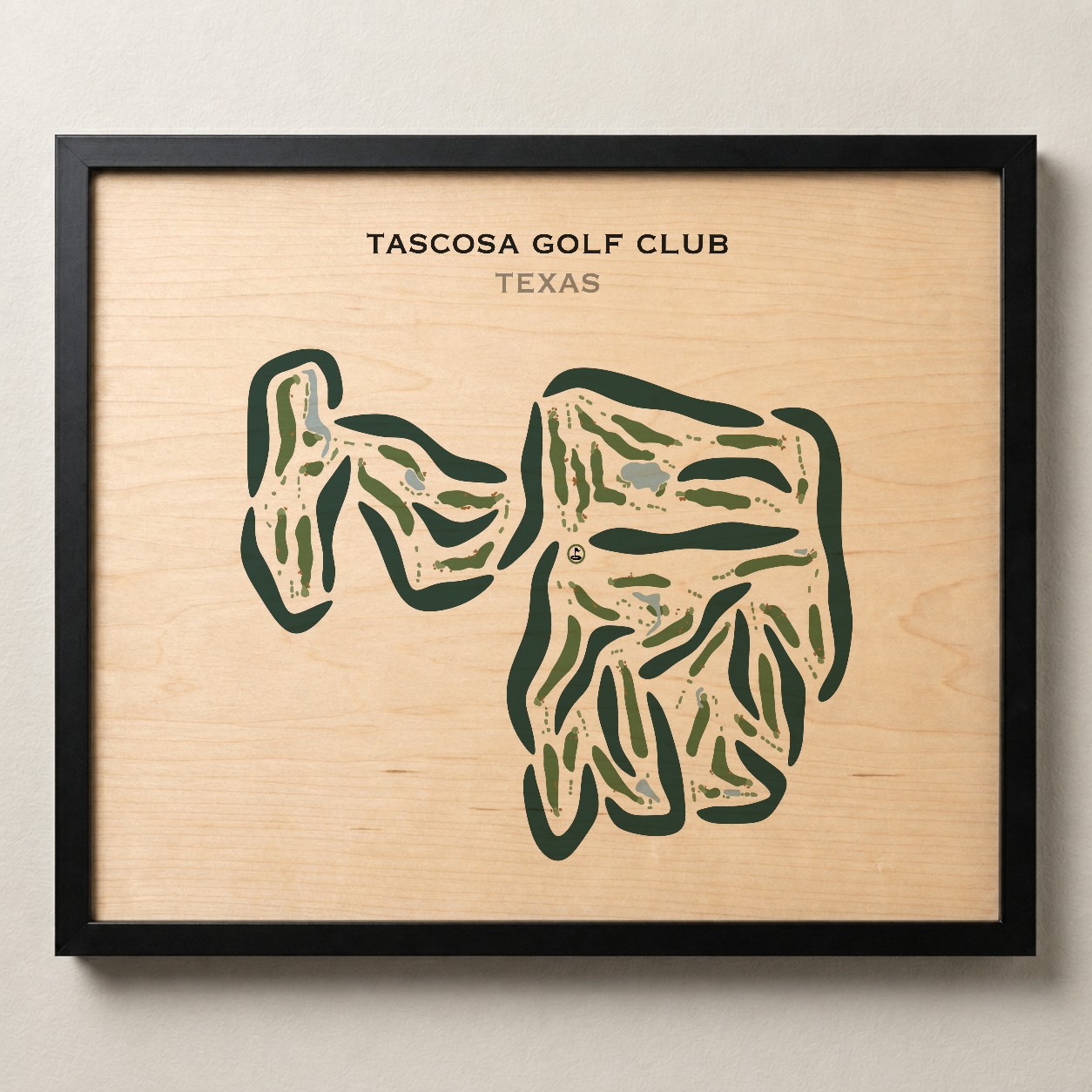 Tascosa Golf Club, Texas - Printed Golf Courses