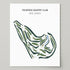 Tavistock Country Club, New Jersey - Printed Golf Courses